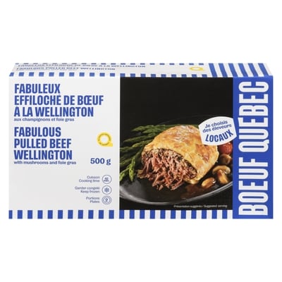 Alpha Quebec Pulled Beef Wellington 500 g, $4.20/100g