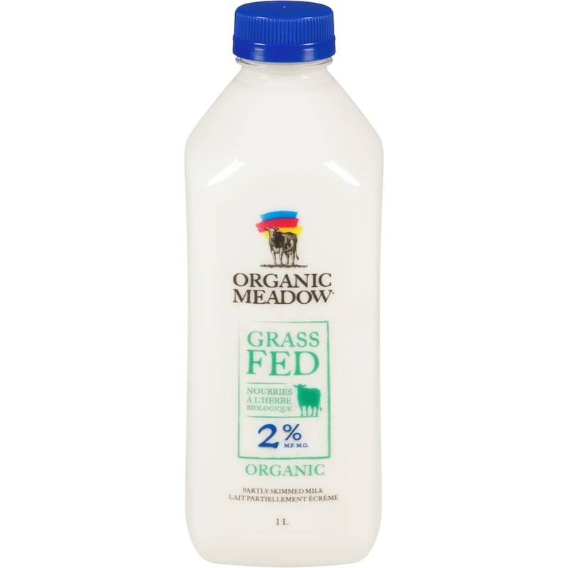 Partly Skimmed Milk Grass Fed Organic 2 % M.F.