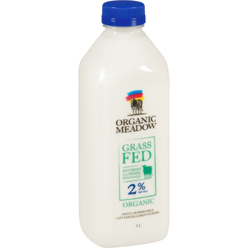 Partly Skimmed Milk Grass Fed Organic 2 % M.F.
