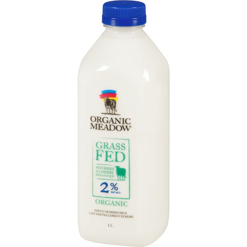 Partly Skimmed Milk Grass Fed Organic 2 % M.F.