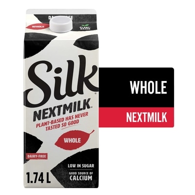 Silk Nextmilk, Whole, Dairy Free 1.74 l, $0.28/100ml