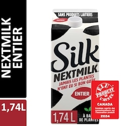 Silk NextMilk entier 1.74 l, 0,28 $/100ml