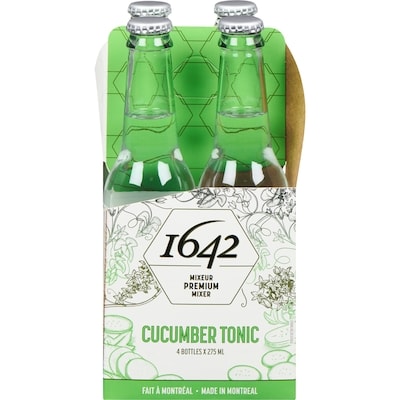 1642 Sparkling Beverage Cucumber Tonic 4x275.0 ml, $0.86/100ml