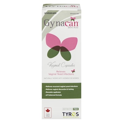 Gynacan Vaginal Capsules 30 ea, $1.07/1ea