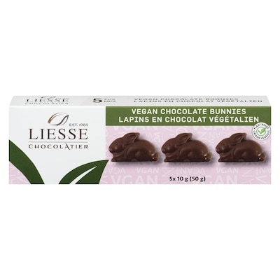 Galerie Au Chocolat Lapins en chocolat végétalien 50 g, 13,98 $/100g