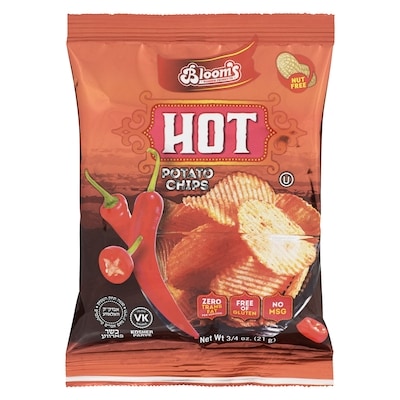 Blooms Potato Chips Hot 21 g, $4.76/100g