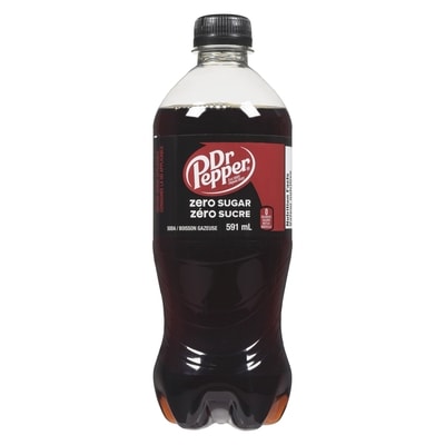 Dr Pepper Sans sucre 591 ml, 0,47 $/100ml
