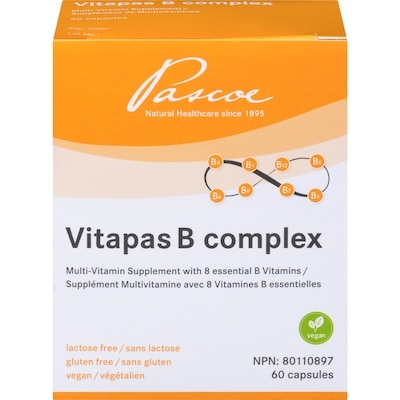 Pascoe Vitapas B Complex Multi-Vitamin Supplement 60 ea, $0.67/1ea