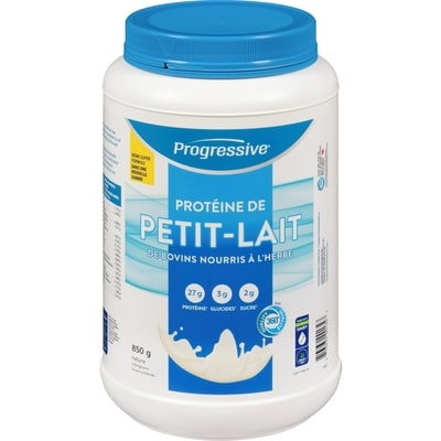 Progressive Protéine de petit-lait mélange pour boisson protéinée de bovins nourris à l'herbe nature 850 g, 6,94 $/100g