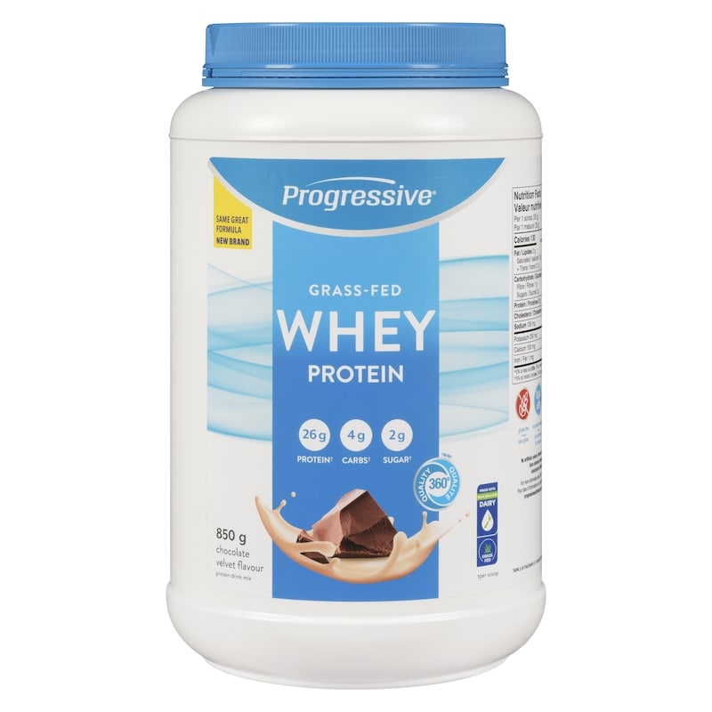 Whey Protein Protein Drink Mix Grass-Fed Chocolate Velvet Flavour