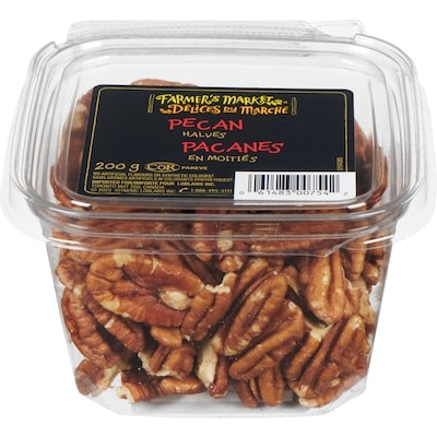 Farmer's Market Pecan Halves 200 g, $5.50/100g