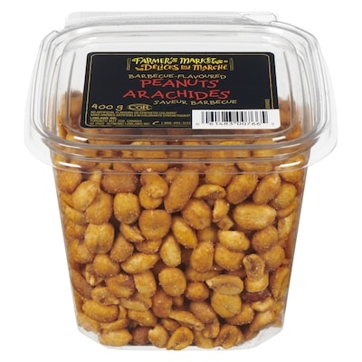 Farmer's Market Barbecue-Flavoured Peanuts 400 g, $1.50/100g