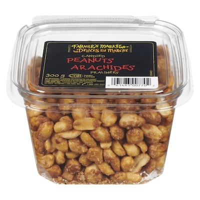 Délices du Marché Arachides pralinées 300 g, 2,00 $/100g