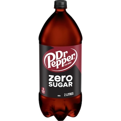 Dr Pepper Zero Sugar 2 l, $0.20/100ml