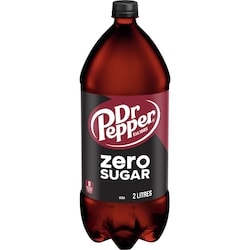 Dr Pepper Boissons aromatisées Zero Sugar 2 l, 0,16 $/100ml