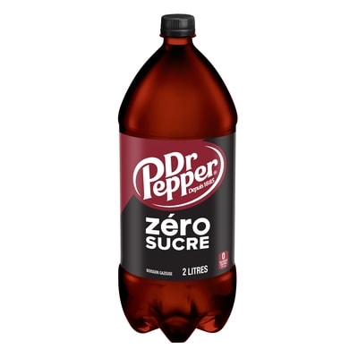 Dr Pepper Zéro sucre 2 l, 0,20 $/100ml