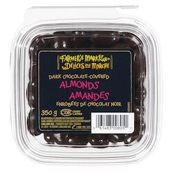 Farmer's Market Dark Chocolate-Covered Almonds - 350 g | Zehrs