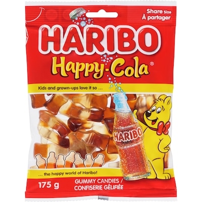Haribo Happy-Cola Gummy Candies Share Size 175 g, $1.71/100g
