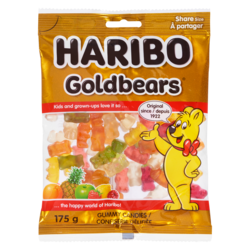 Haribo Goldbears Gummy Candies Share Size 175 g, $1.43/100g