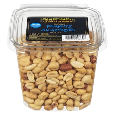 Farmer's Market Salted Roasted Peanuts 400 g, $2.00/100g