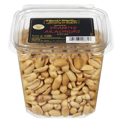 Farmer's Market Unsalted Roasted Peanuts 400 g, $2.00/100g