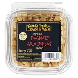 JELAD 41khaki Peanuts【AG61317A】 Farmer's Market Unsalted Roasted Peanuts - 400 g | Real Canadian