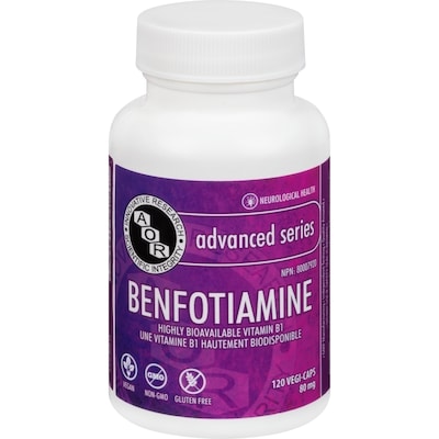 AOR Benfotiamine 80 Mg 120 ea, $0.42/1ea