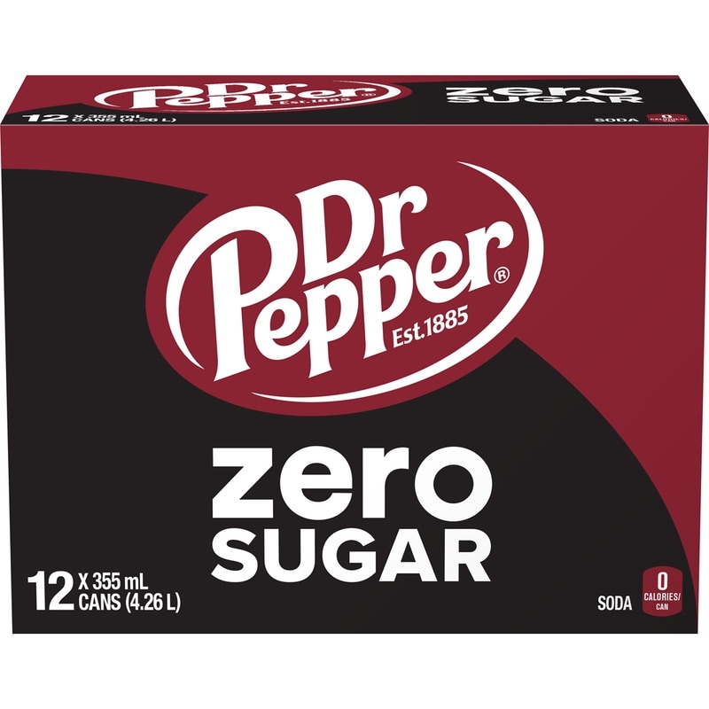 Dr Pepper 12枚セット Amazon.co.jp: Dr Pepper Zero Sugar Soda, 12 fl oz cans, 12