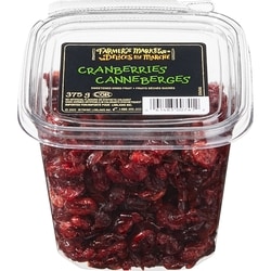 Farmer's Market Dried Cranberries 375 g, $2.13/100g