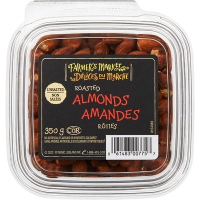 Amandes rôties non salées