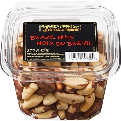 Farmer's Market Brazil Nuts 275 g, $4.00/100g