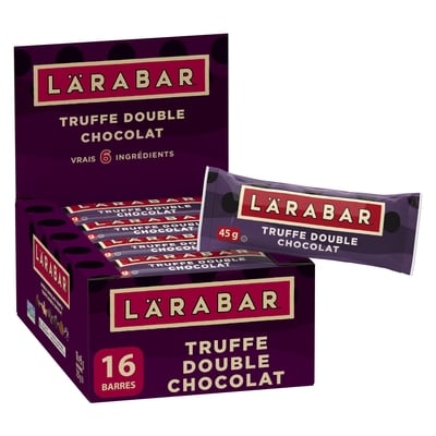 Larabar Barres énergétique aux fruits et aux noix truffe double chocolat, 16/paquet 16x45.0 g, 2,78 $/100g