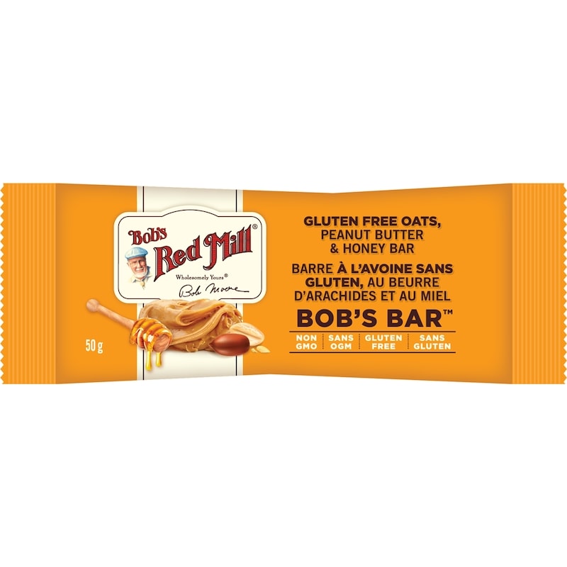 Bob's Bar Gluten Free Oats, Peanut Butter & Honey Bar