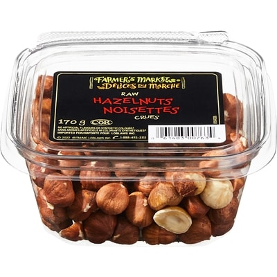 Délices du Marché Noisettes crues, 170 grammes 170 g, 4,71 $/100g