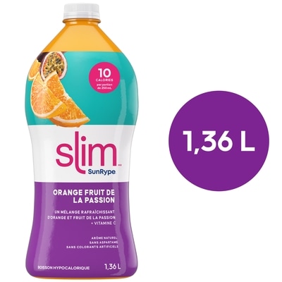 SunRype Orange et fruit de la passion Slim 1.36 l, 0,22 $/100ml