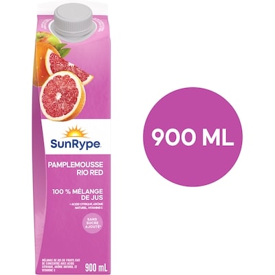SunRype Jus de pamplemousse Rio Red 900 ml, 0,29 $/100ml