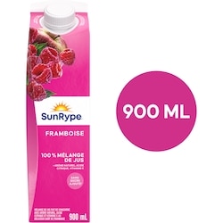 SunRype Jus de framboise 900 ml, 0,28 $/100ml