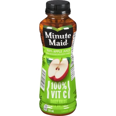 Minute Maid 100% Apple Juice 12x355.0 ml, $0.46/100ml