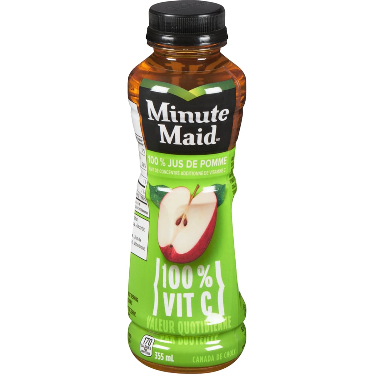 Minute Maid 100% Jus de pomme 12x355.0 ml, 0,46 $/100ml