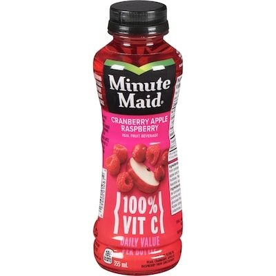 Minute Maid JTG Cranberry Apple Raspberry Bottle 12x355.0 ml, $0.46/100ml