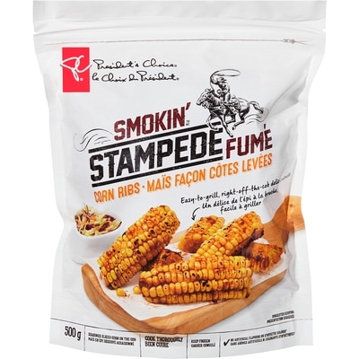 President's Choice Smokin’ Stampede™ Corn Ribs 500 g, $0.70/100g