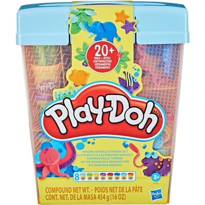 Hasbro Play-Doh Super Boîte à accessoires Animaux, jouets et pâte à modeler pour enfants 1 ea, 34,00 $/1ch