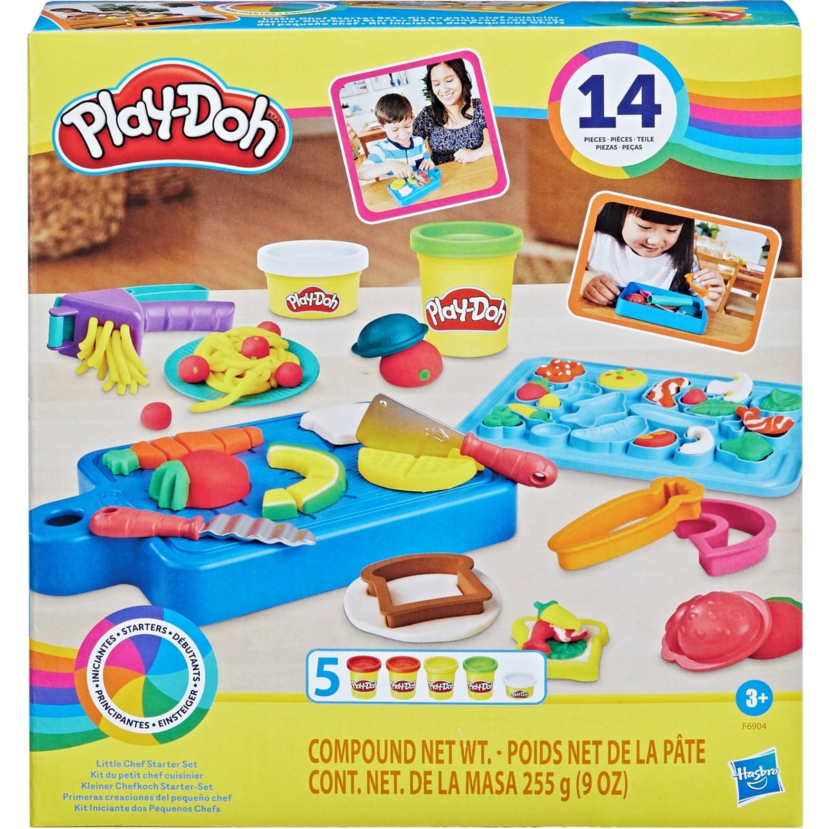 Hasbro Play-Doh Kit du petit chef cuisinier, pâte à modeler, 14 accessoires de cuisine, jouets préscolaires 1 ea, 15,00 $/1ch