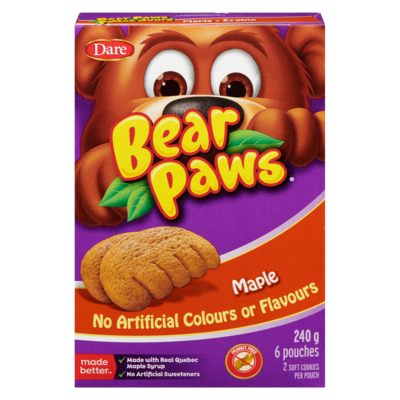 Dare Bear Paws, Maple 240 g, $1.87/100g