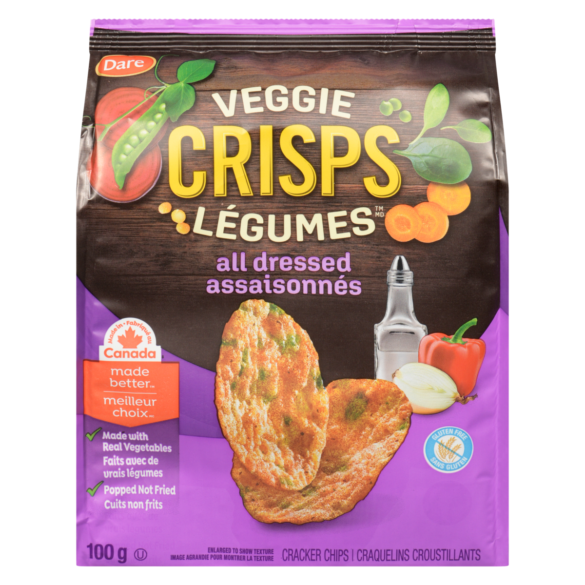 Dare Veggie Crisps Cracker All Dressed