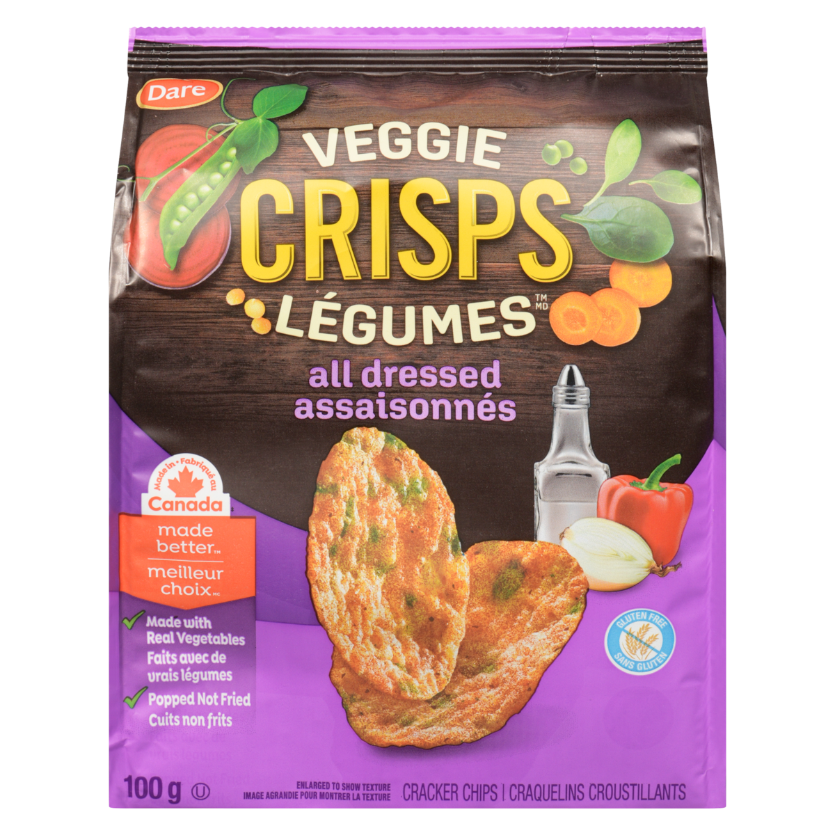 Dare Veggie Crisps Cracker All Dressed