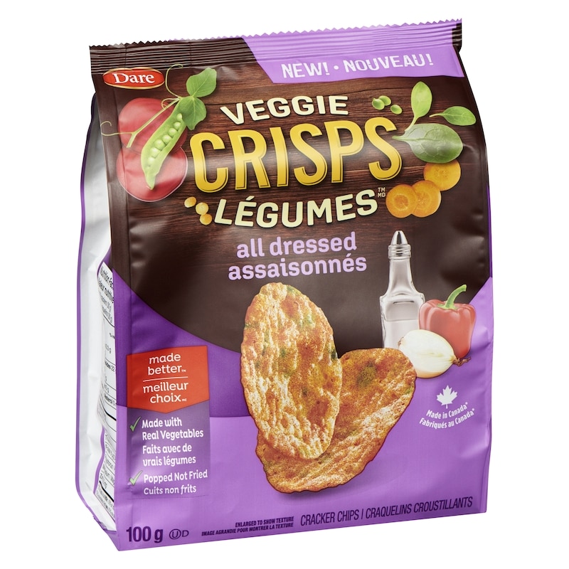 Veggie Crisps Cracker Chips All Dressed