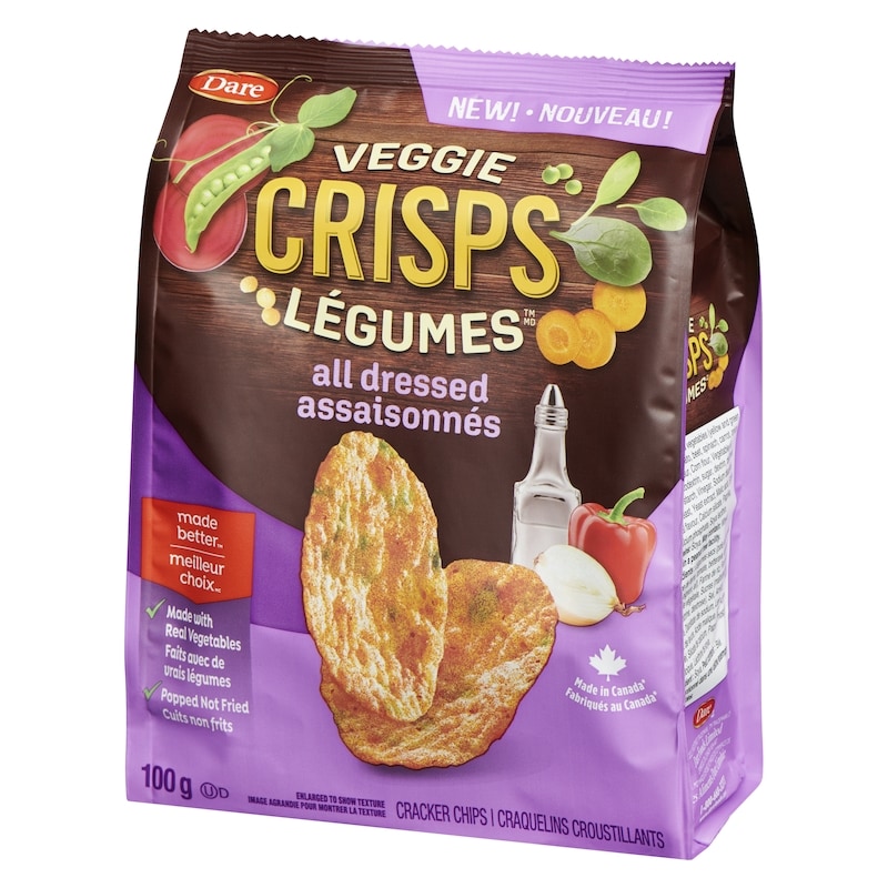 Veggie Crisps Cracker Chips All Dressed