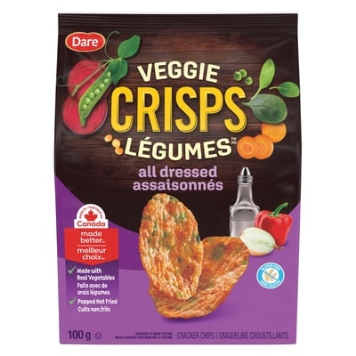 Dare Crisps légumes Assaisonnés 100 g, 3,49 $/100g