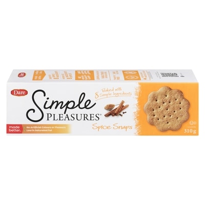 Simple Pleasures Simple Pleasures Spice Snaps Cookies 310 g, $1.45/100g